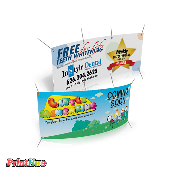 Outdoor vinyl banners