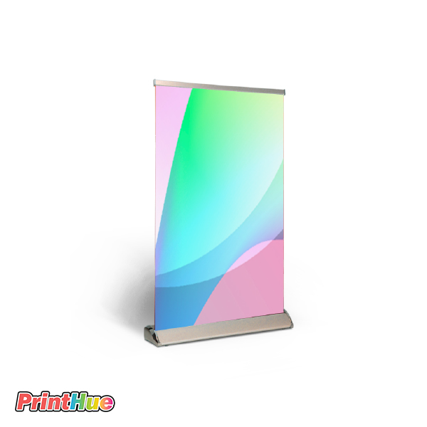 Table top retractable banners